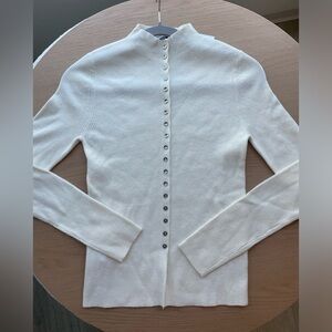 NWT MANGO Women's Fine Rib Knit Cardigan